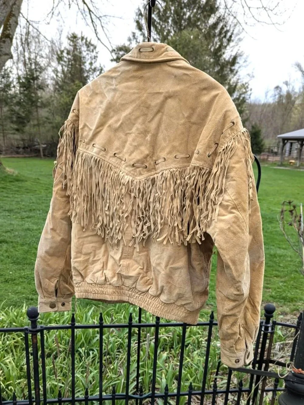 Vintage 1980's Wilsons leather/suede jacket - Picture 4 of 11